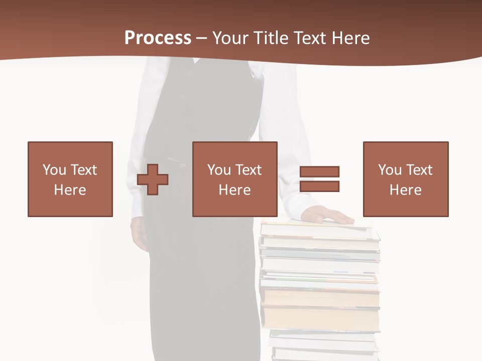 Standing Uniform Classroom PowerPoint Template
