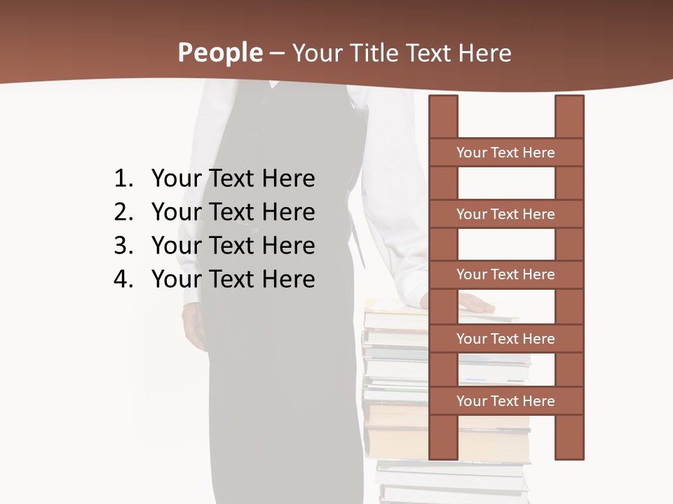 Standing Uniform Classroom PowerPoint Template