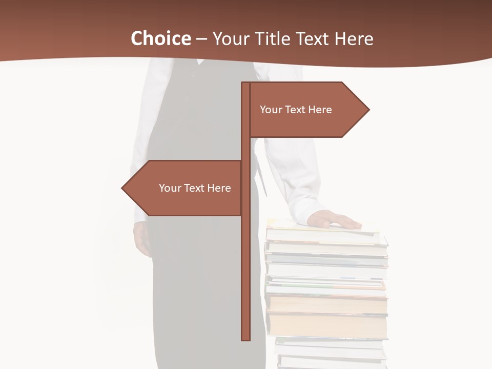 Standing Uniform Classroom PowerPoint Template
