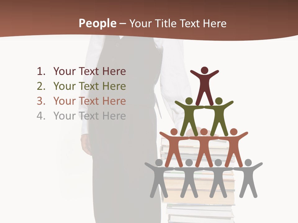 Standing Uniform Classroom PowerPoint Template