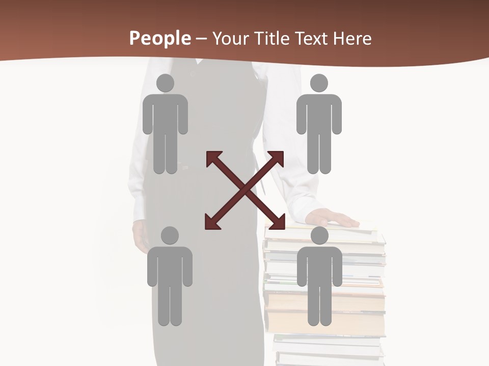 Standing Uniform Classroom PowerPoint Template