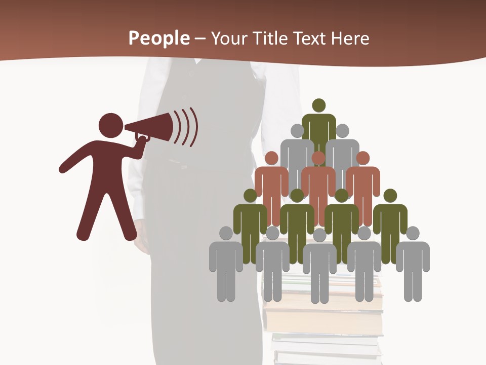 Standing Uniform Classroom PowerPoint Template