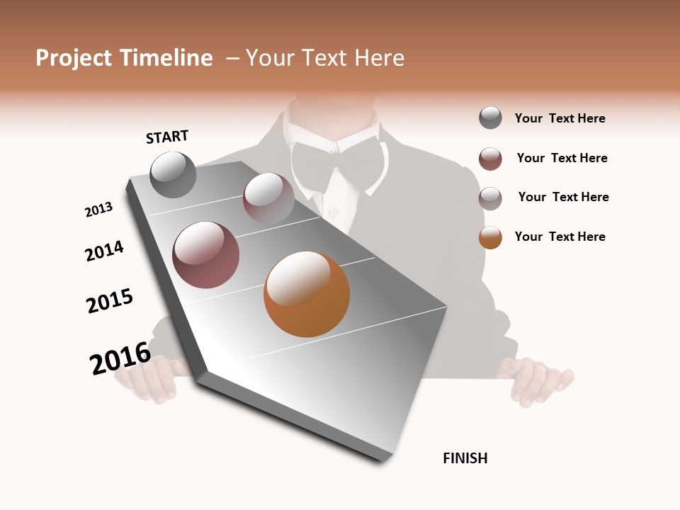 Year Handle Isolated PowerPoint Template