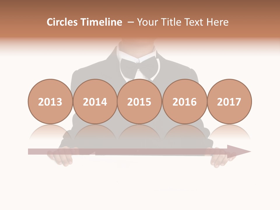 Year Handle Isolated PowerPoint Template
