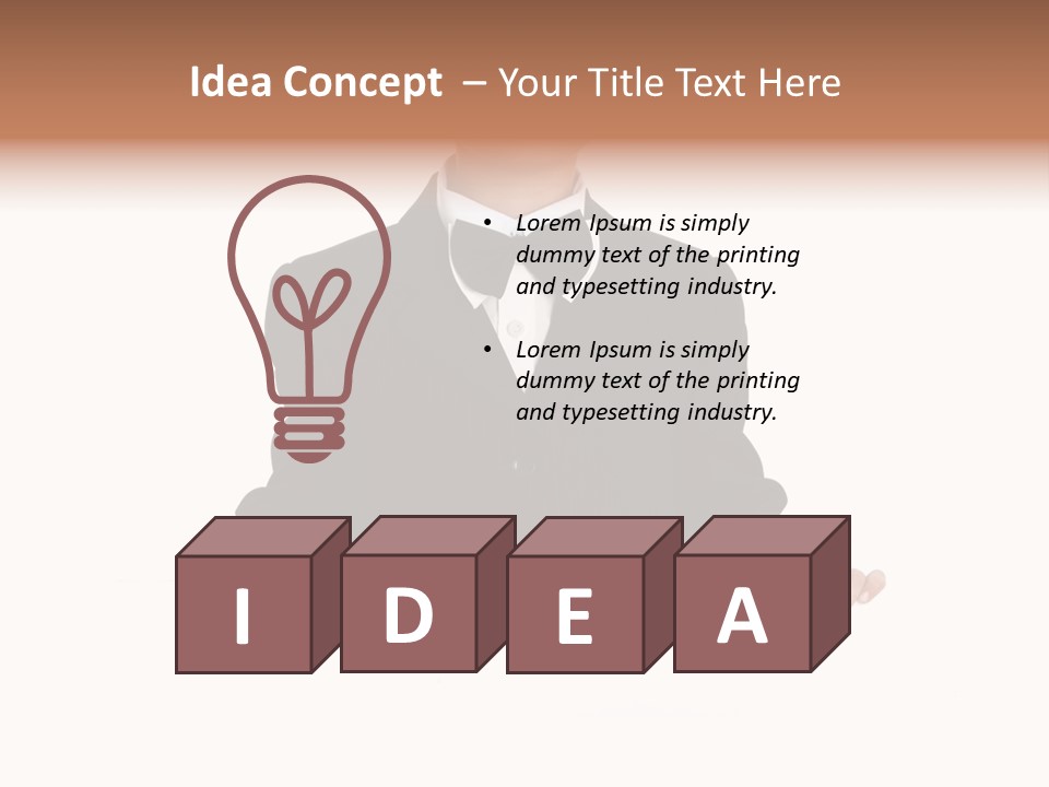 Year Handle Isolated PowerPoint Template