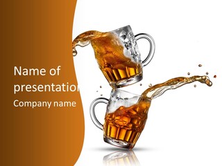 Brown Light Pub PowerPoint Template