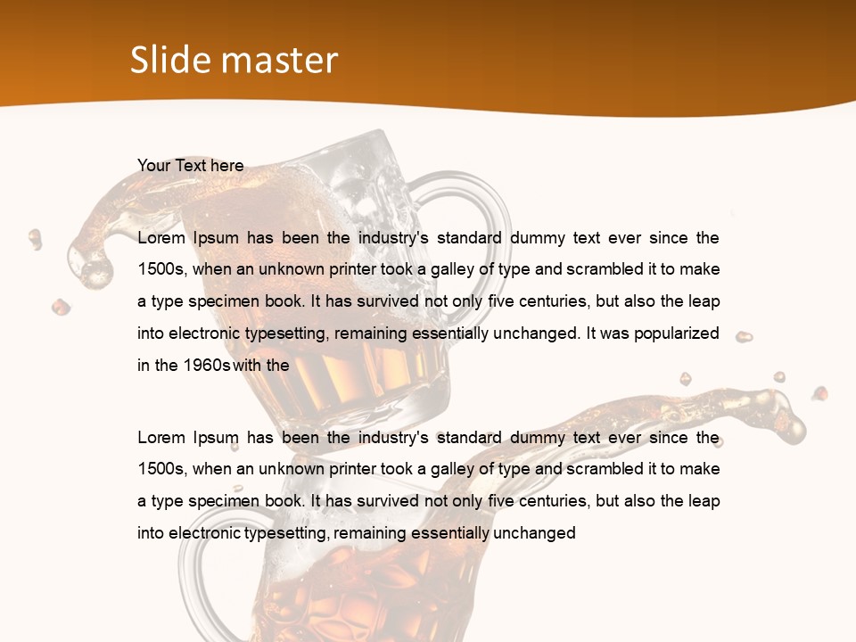 Brown Light Pub PowerPoint Template