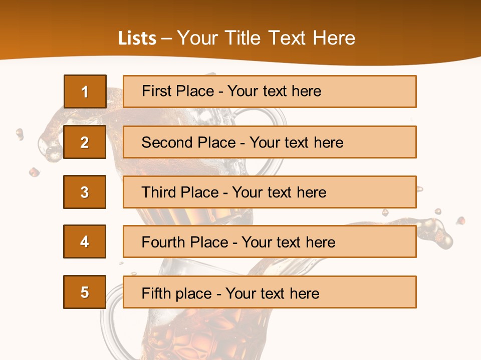 Brown Light Pub PowerPoint Template