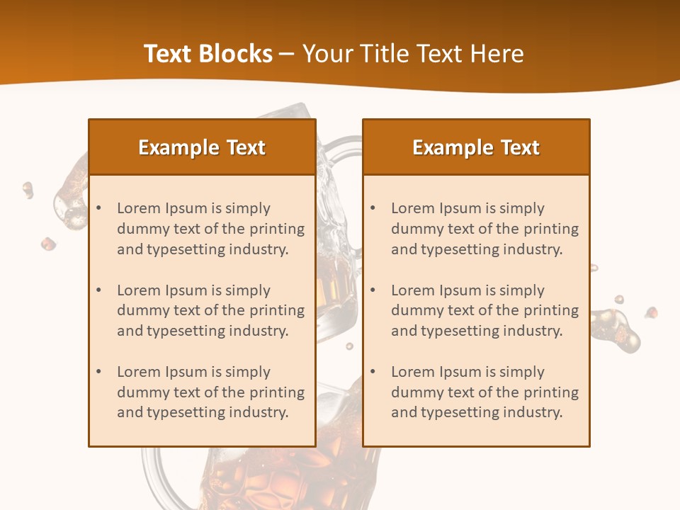 Brown Light Pub PowerPoint Template