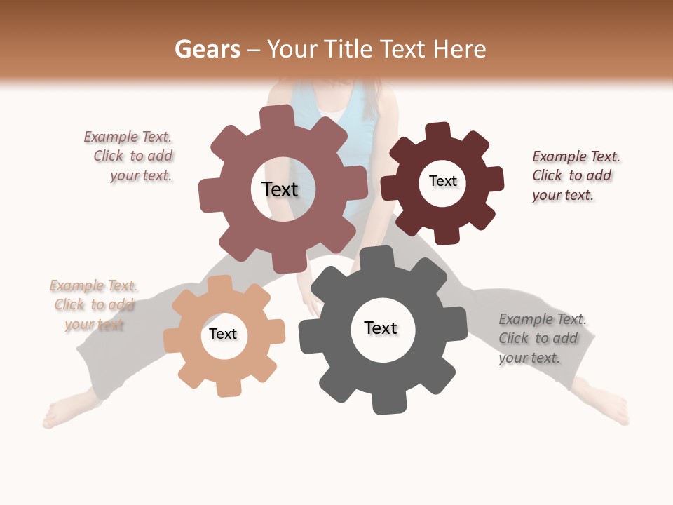 Flying Young Fun PowerPoint Template