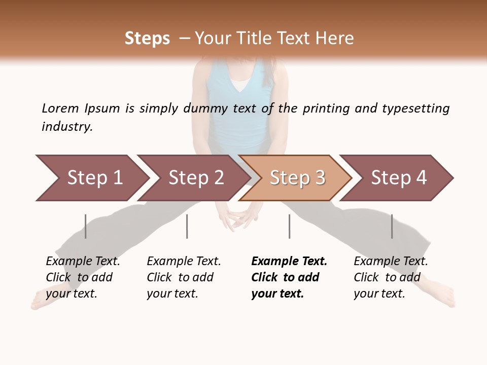 Flying Young Fun PowerPoint Template