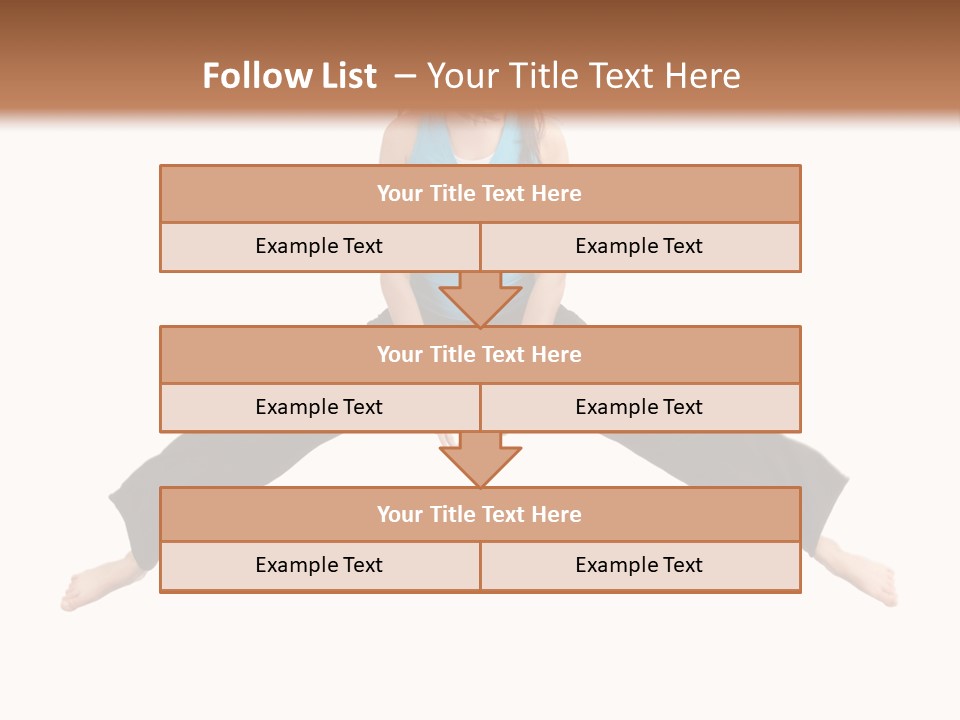 Flying Young Fun PowerPoint Template