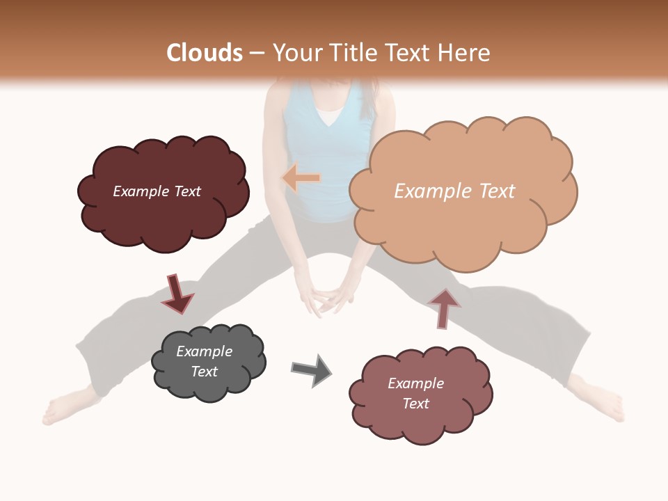 Flying Young Fun PowerPoint Template