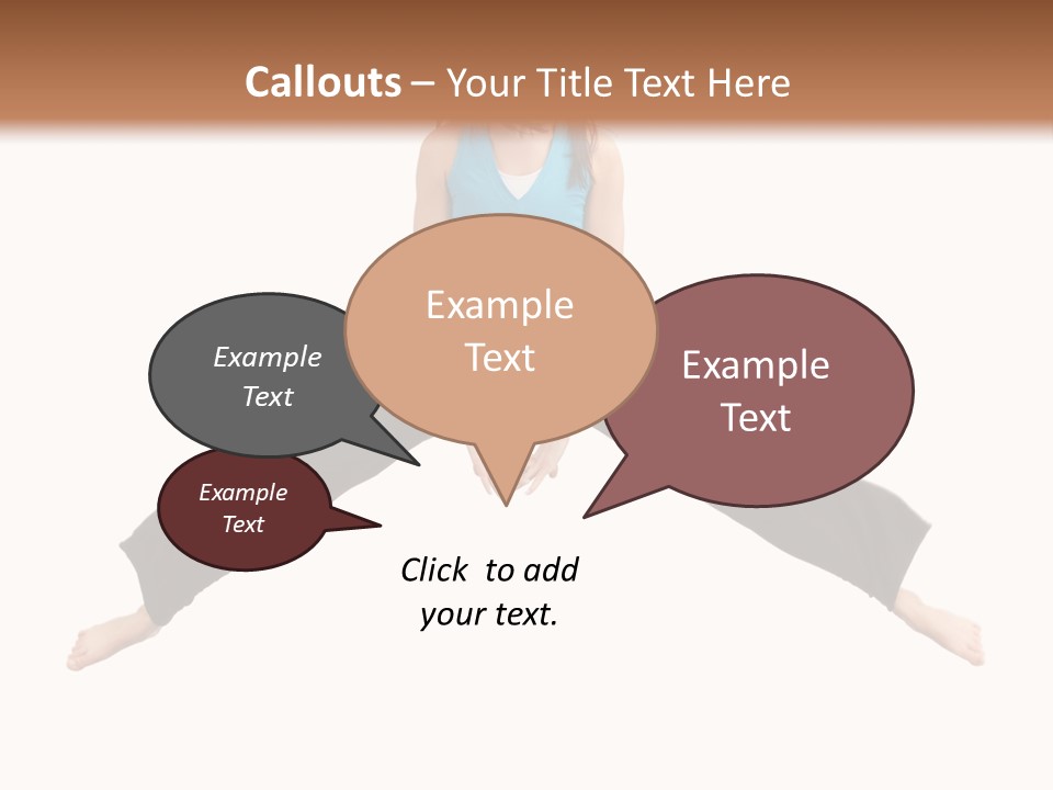 Flying Young Fun PowerPoint Template