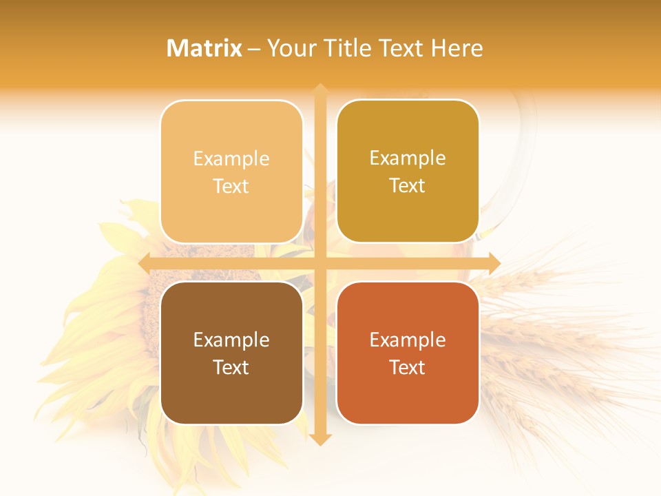 Oil Blossoming Vessel PowerPoint Template