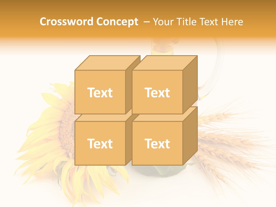 Oil Blossoming Vessel PowerPoint Template