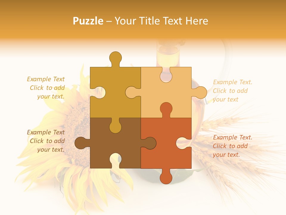 Oil Blossoming Vessel PowerPoint Template