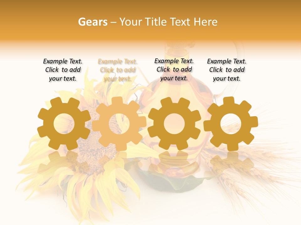 Oil Blossoming Vessel PowerPoint Template