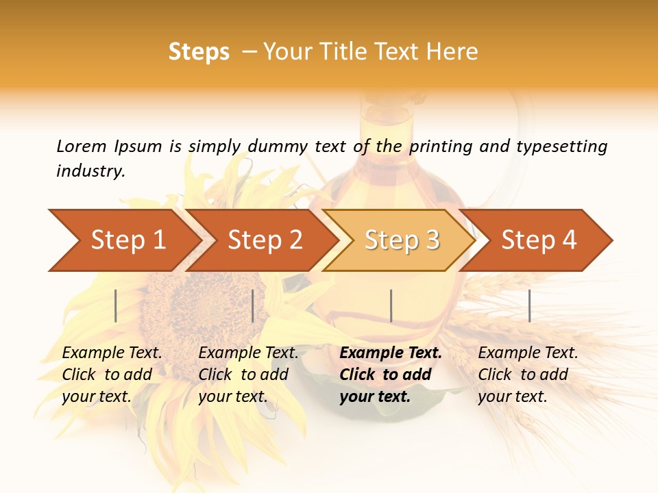 Oil Blossoming Vessel PowerPoint Template