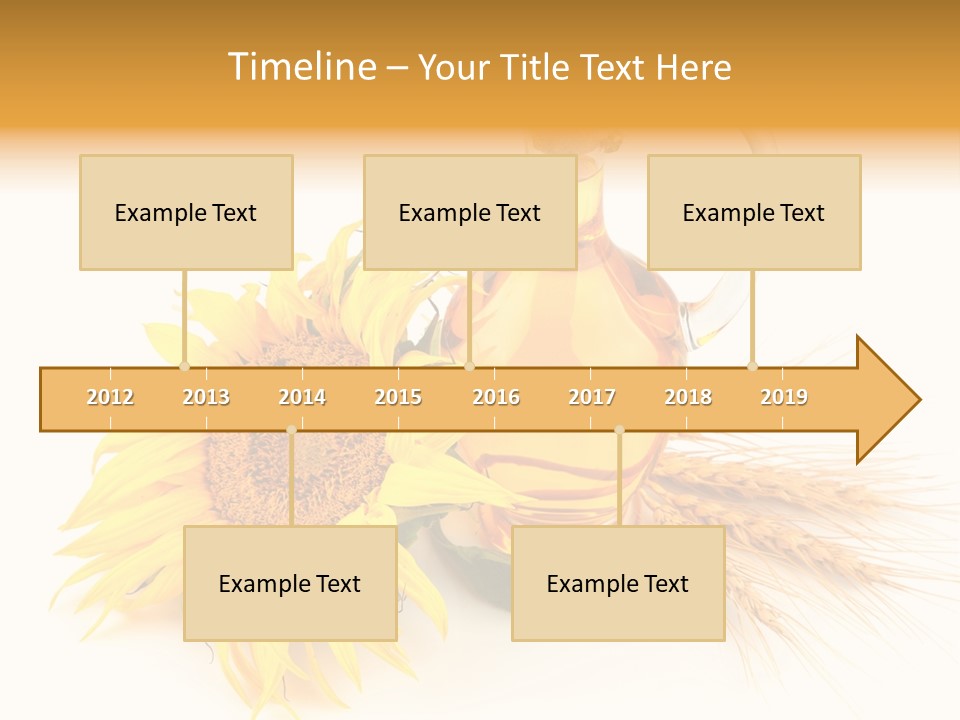 Oil Blossoming Vessel PowerPoint Template