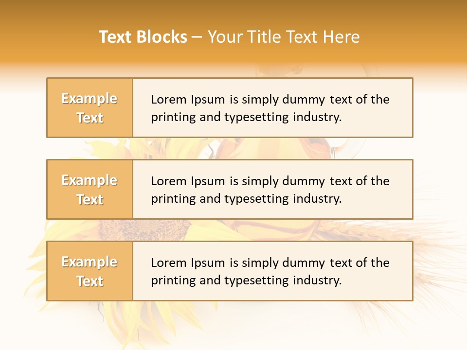 Oil Blossoming Vessel PowerPoint Template