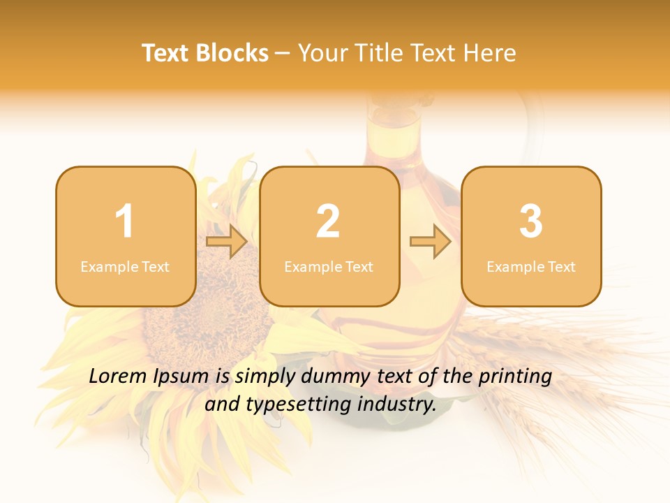 Oil Blossoming Vessel PowerPoint Template
