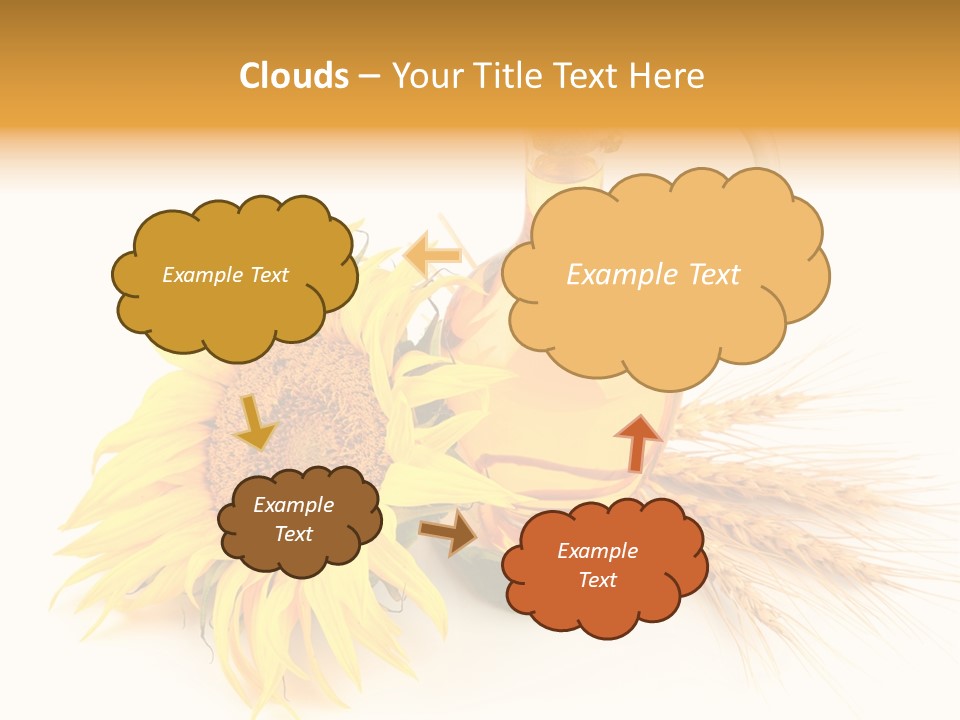 Oil Blossoming Vessel PowerPoint Template