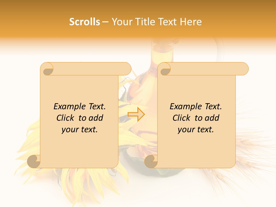 Oil Blossoming Vessel PowerPoint Template