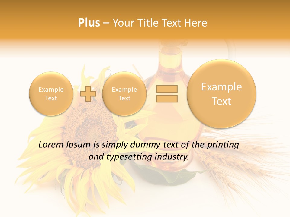 Oil Blossoming Vessel PowerPoint Template