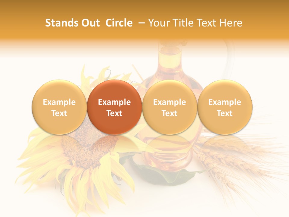 Oil Blossoming Vessel PowerPoint Template