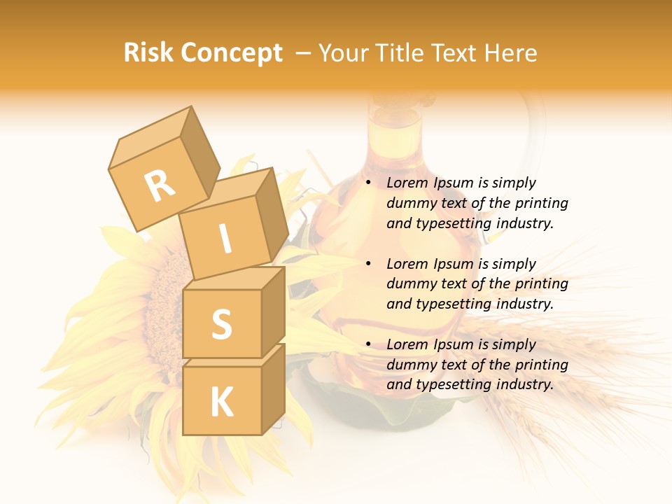 Oil Blossoming Vessel PowerPoint Template