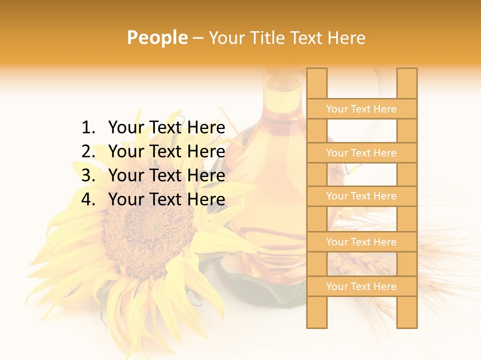Oil Blossoming Vessel PowerPoint Template