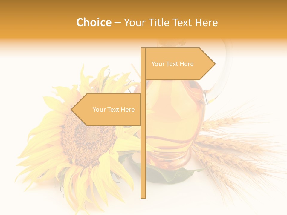 Oil Blossoming Vessel PowerPoint Template