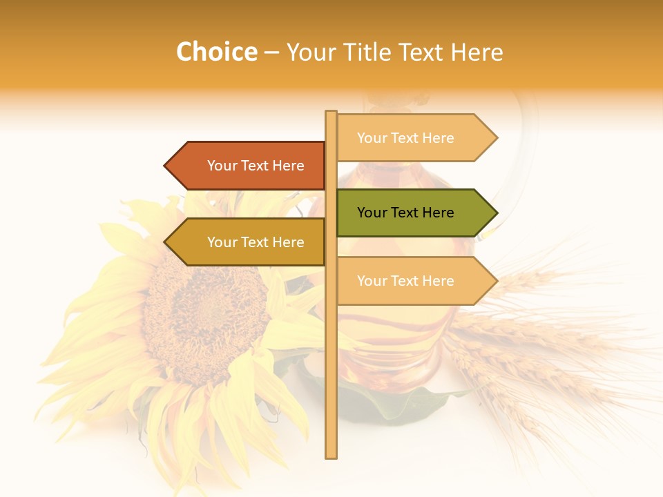 Oil Blossoming Vessel PowerPoint Template