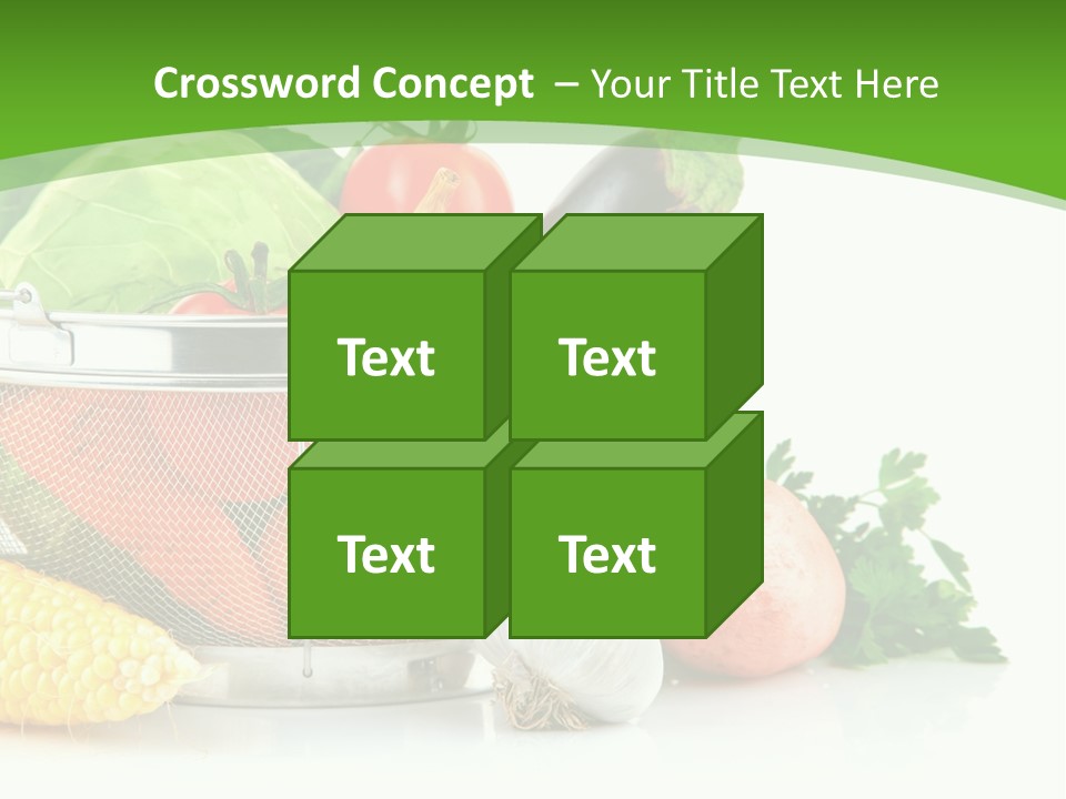 Object Tomato Vegetation PowerPoint Template