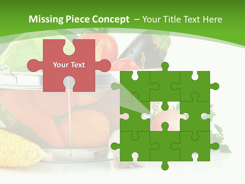 Object Tomato Vegetation PowerPoint Template