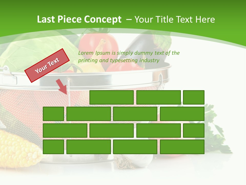 Object Tomato Vegetation PowerPoint Template