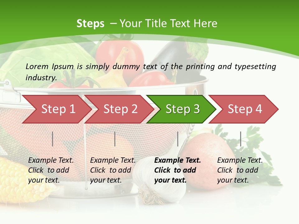 Object Tomato Vegetation PowerPoint Template