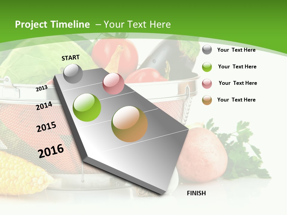 Object Tomato Vegetation PowerPoint Template