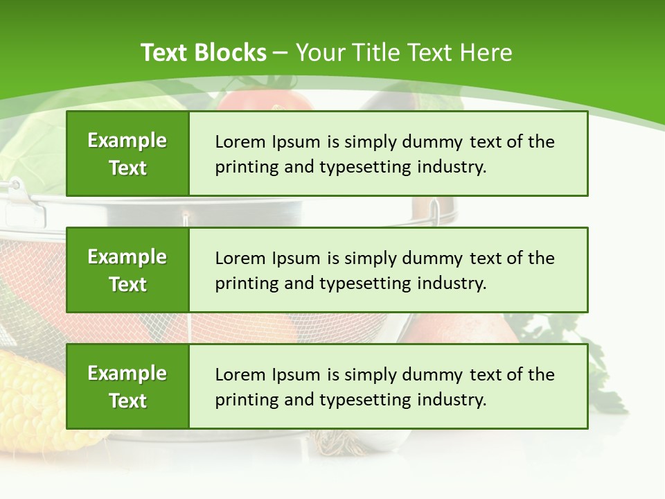 Object Tomato Vegetation PowerPoint Template