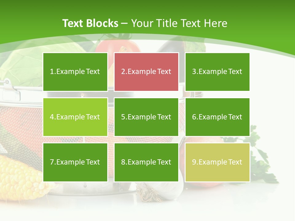 Object Tomato Vegetation PowerPoint Template