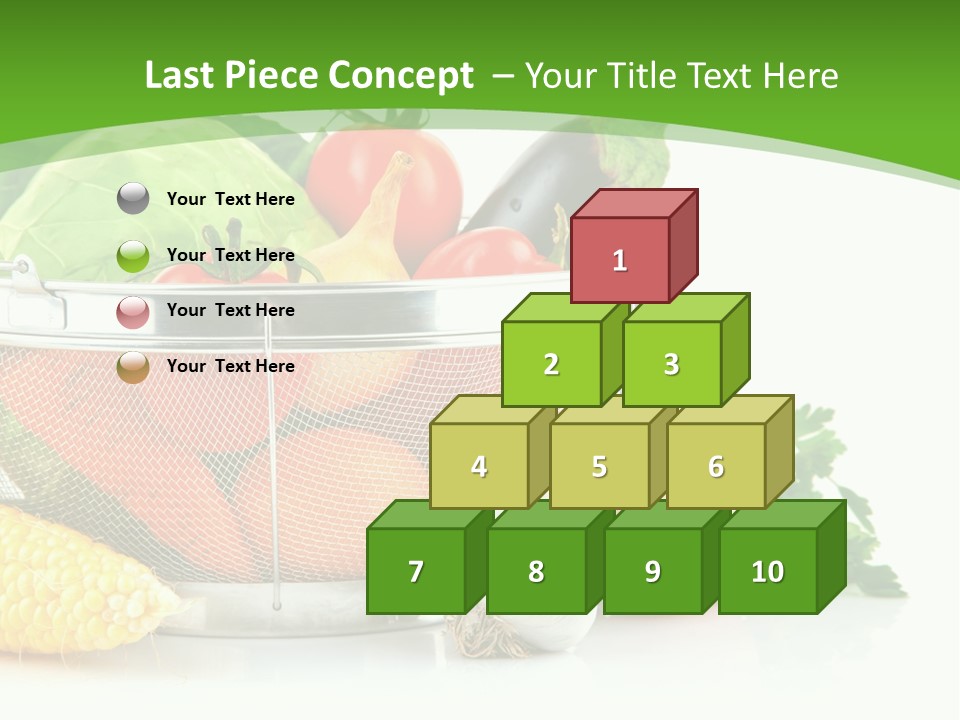 Object Tomato Vegetation PowerPoint Template