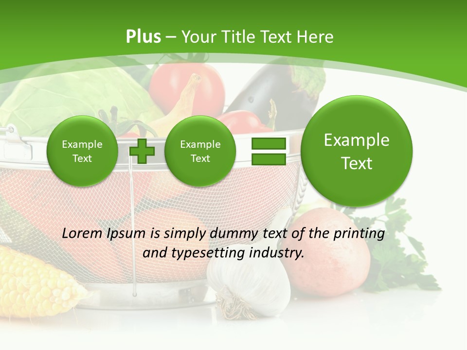 Object Tomato Vegetation PowerPoint Template