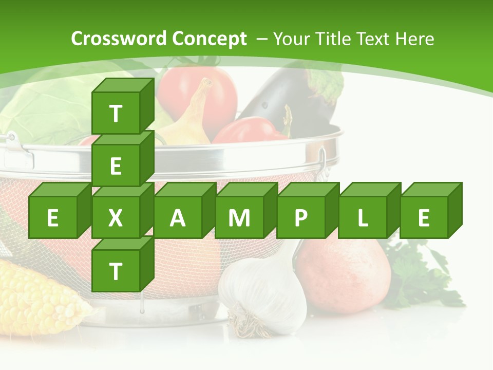 Object Tomato Vegetation PowerPoint Template