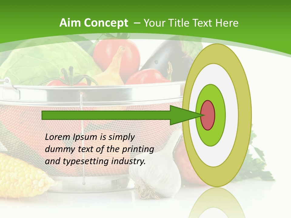 Object Tomato Vegetation PowerPoint Template