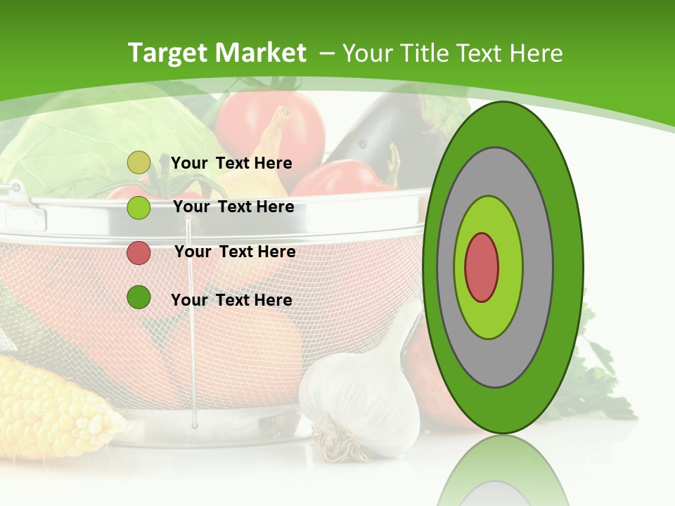 Object Tomato Vegetation PowerPoint Template