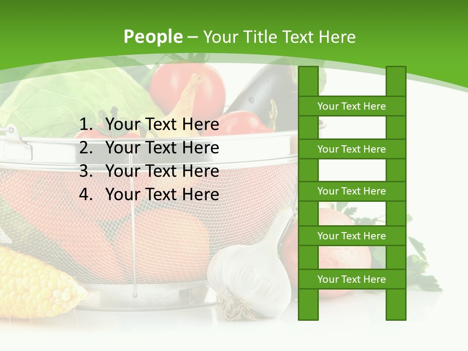 Object Tomato Vegetation PowerPoint Template