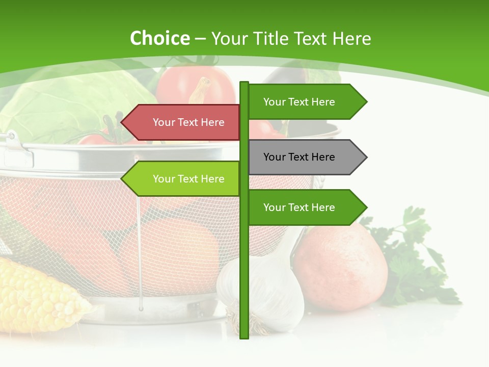 Object Tomato Vegetation PowerPoint Template