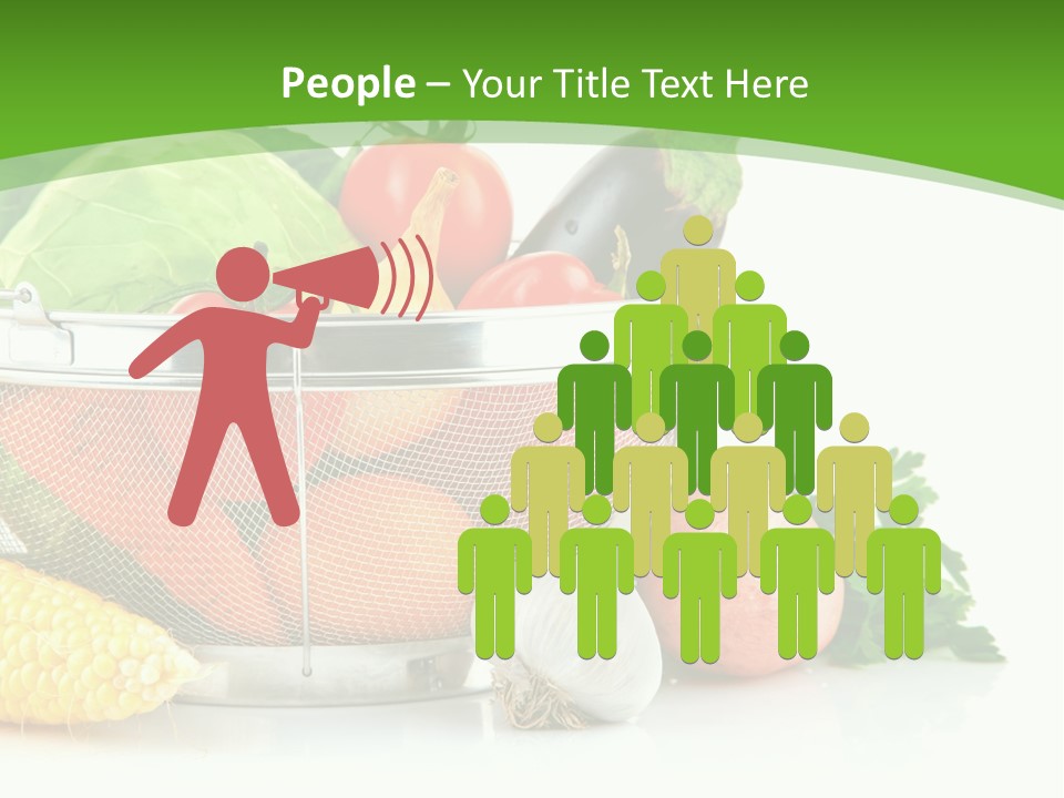 Object Tomato Vegetation PowerPoint Template