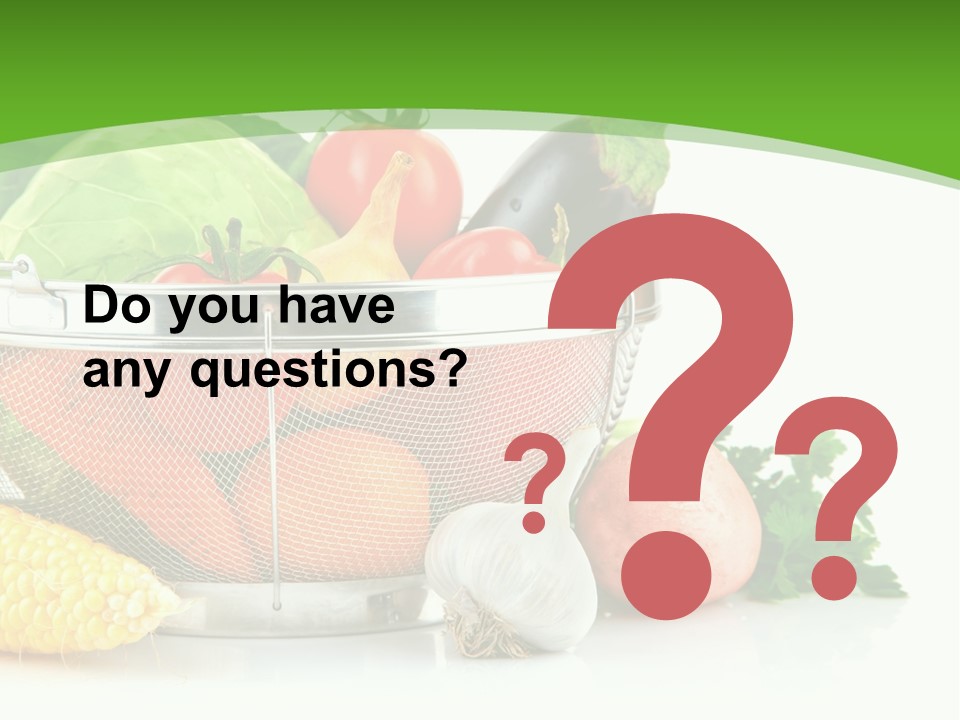 Object Tomato Vegetation PowerPoint Template